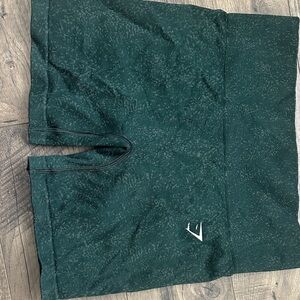 Green Gym Shorts with Logo